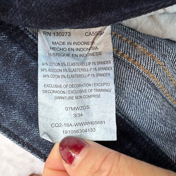 Wrangler Bootcut Jeans Women Sz 3/34 Dark Denim Low Rise Western Cowgirl Classic - Picture 10 of 11